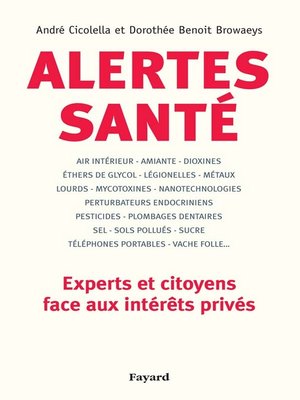 cover image of Alertes santé